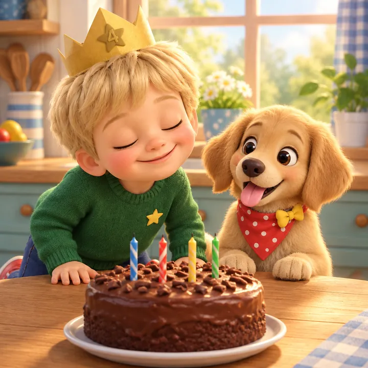 Seite 2 aus Finns Geburtstag mit Wuschel