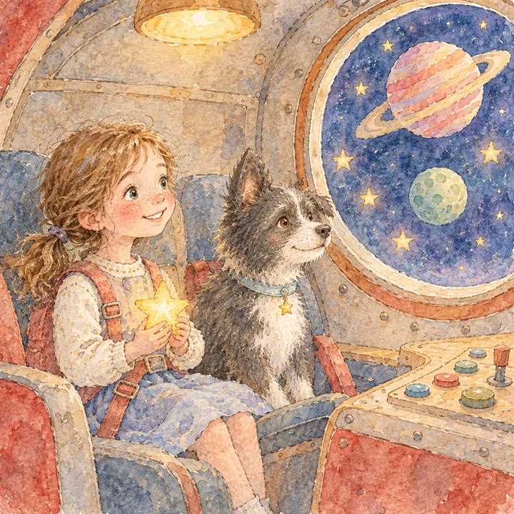 Seite 8 aus Lina und die Sternenreise
