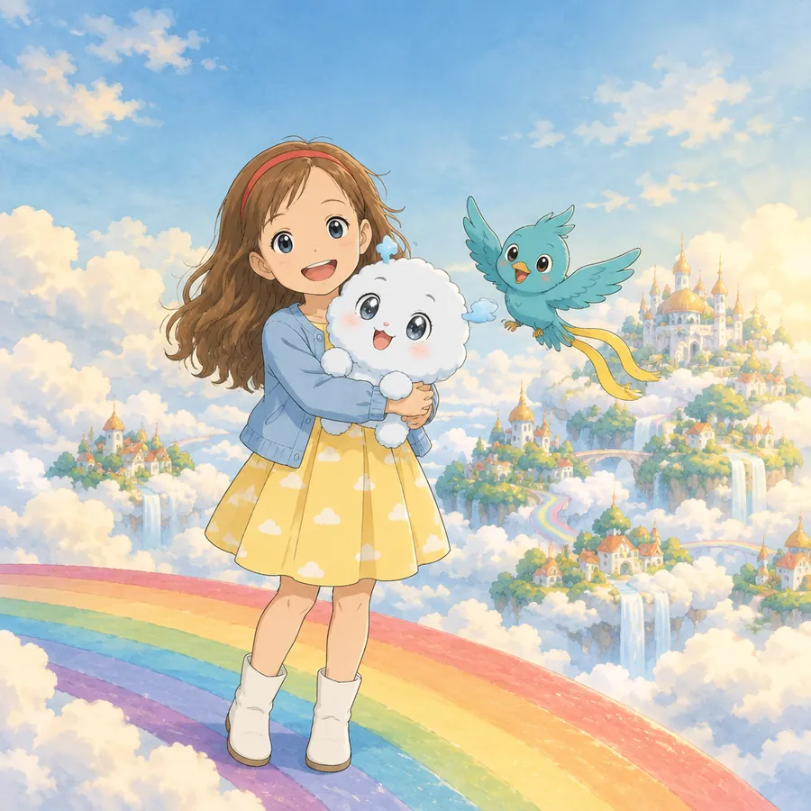 Titelbild: Lina und das Wolkenreich