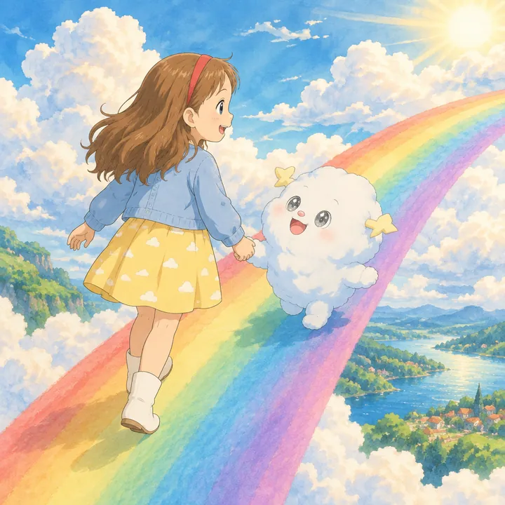 Seite 4 aus Lina und das Wolkenreich