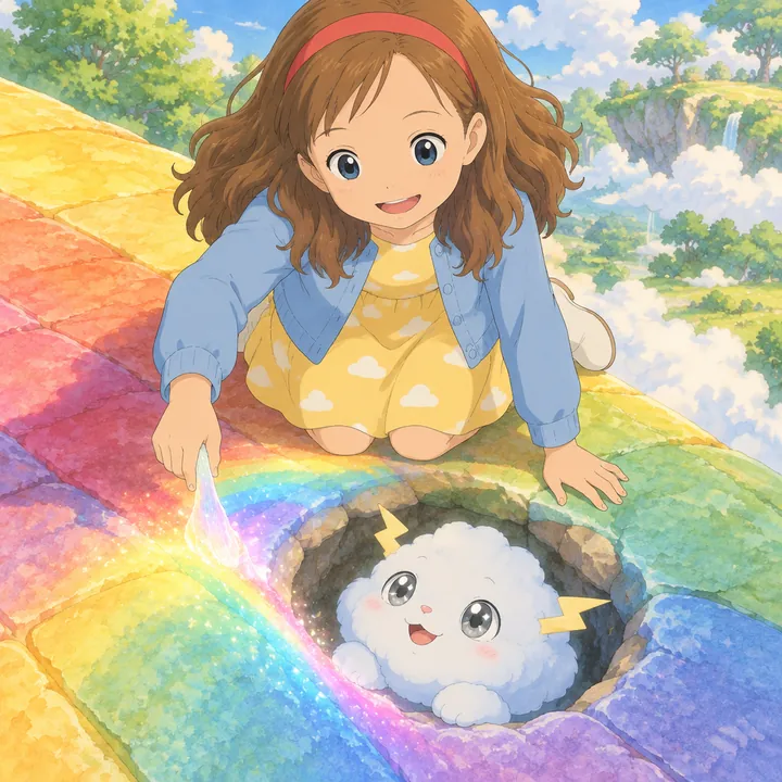 Seite 5 aus Lina und das Wolkenreich