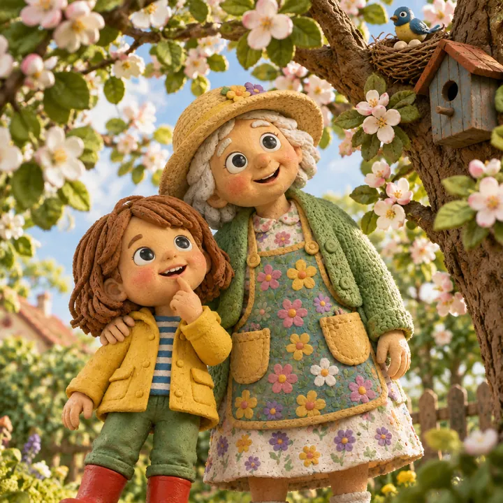 Seite 3 aus Lotta und das Osternest im Frühlingsgarten