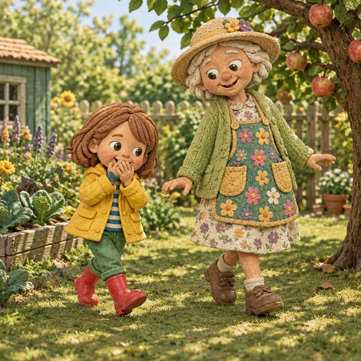 Seite 4 aus Lotta und das Osternest im Frühlingsgarten