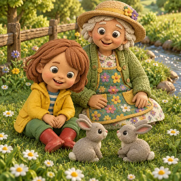 Seite 6 aus Lotta und das Osternest im Frühlingsgarten