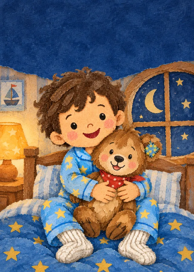 Titelbild: Gute Nacht, Noah und Brummi