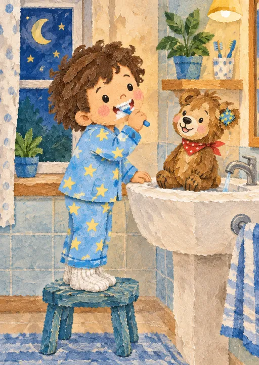 Seite 2 aus Gute Nacht, Noah und Brummi