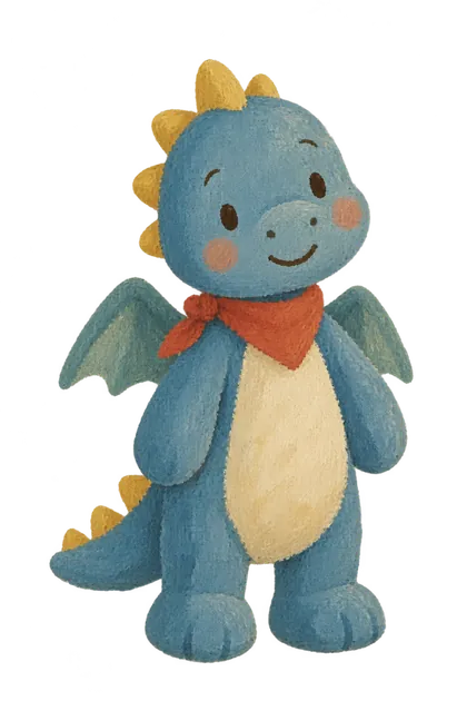 Leo als gemalte Figur